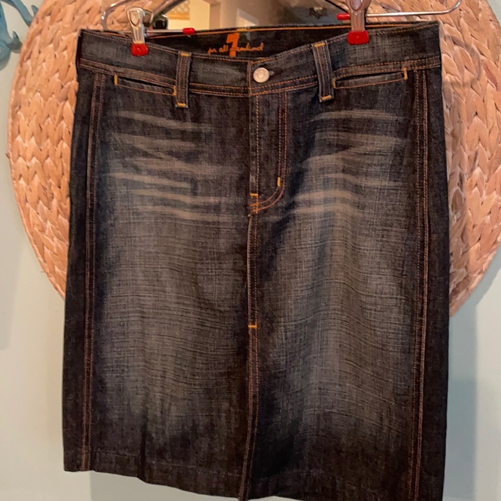 7 for  all mankind skirt